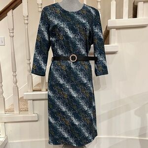 RM snakeskin print design.